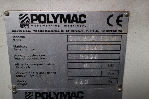 2#6954 Macchinari ed attrezzature per falegnameria in vendita - foto 9