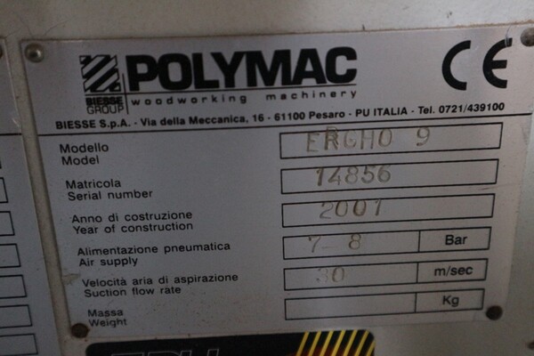 2#6954 Macchinari ed attrezzature per falegnameria in vendita - foto 26