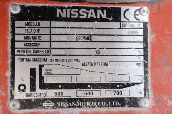 7#6965 Carrello elevatore Nissan in vendita - foto 8