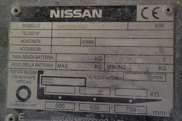 9#6965 Carrello elevatore Nissan in vendita - foto 8