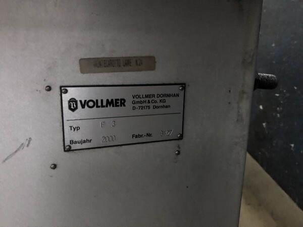 7#7004 Affilatrici Vollmer e macchine utensili in vendita - foto 8