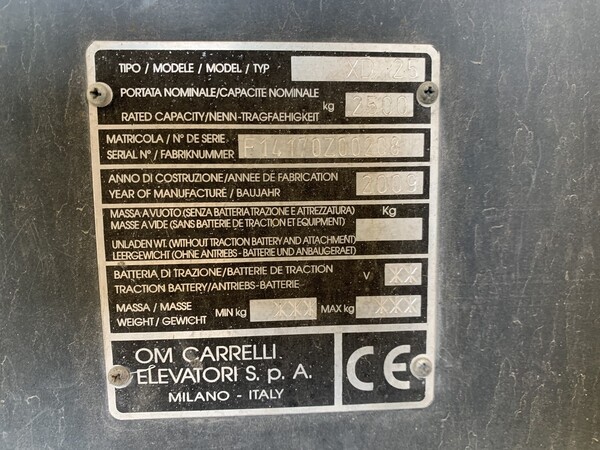 8#7007 Carrello elevatore diesel Om in vendita - foto 3