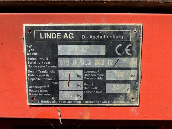 9#7007 Carrello elevatore timonato Linde in vendita - foto 2