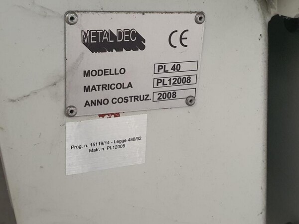 3#7014 Impianto decorazione lamiere in vendita - foto 3
