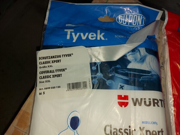 1#7024 Tute di protezione in Tyvek in vendita - foto 2