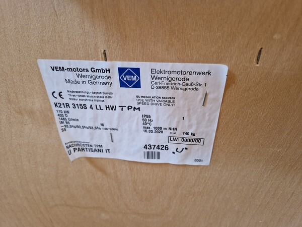 26#7057 Motore elettrico Vem in vendita - foto 2