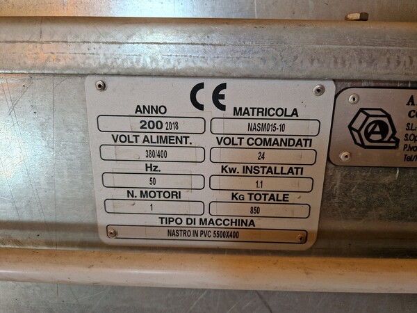 29#7057 Nastro trasportatore Quidacciolu in vendita - foto 3