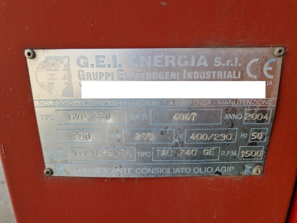 34#7057 Gruppo elettrogeno Gei Energia in vendita - foto 3