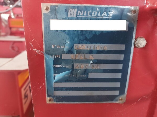 1#7068 Rimorchi e semirimorchi Nicolas in vendita - foto 21