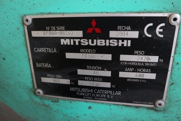 6#7071 Carrello elevatore Mitsubishi in vendita - foto 2