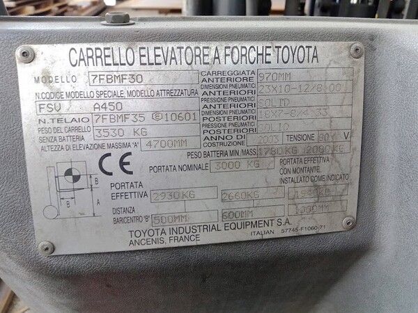 32#7073 Muletto Toyota in vendita - foto 6