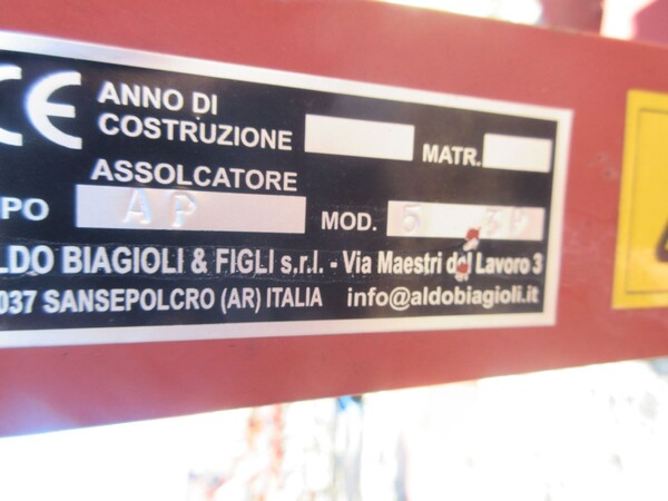 315#7078 Assolcatore Aldo Biagioli e figli in vendita - foto 3
