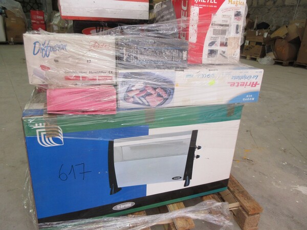 31#7087 Pallet con accessori per cucina e materiale elettrico in vendita - foto 3