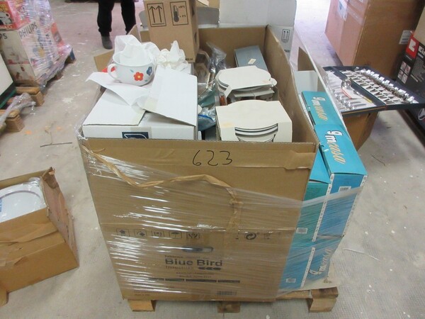 31#7087 Pallet con accessori per cucina e materiale elettrico in vendita - foto 23