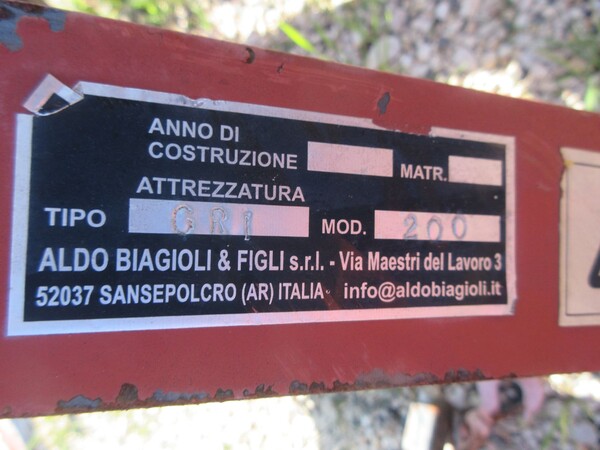 305#7088 Braccio gru Aldo Biagioli e figli in vendita - foto 3