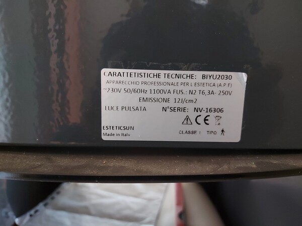 1#7105 Apparecchiatura di depilazione a lampada pulsata Bi Yu Velvet in vendita - foto 2