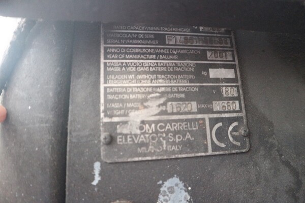 54#7125 Carrello elevatore elettrico Fiat Om in vendita - foto 2