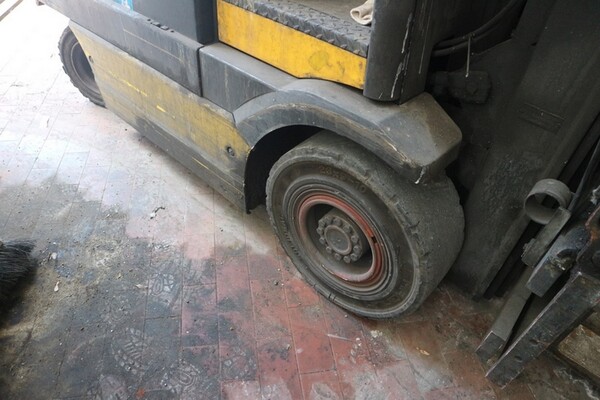 54#7125 Carrello elevatore elettrico Fiat Om in vendita - foto 8