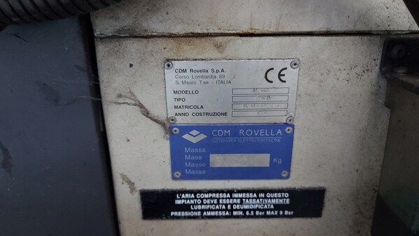 31#7172 Elettroerosione CDM Rovella in vendita - foto 2