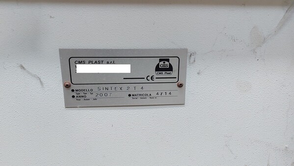 13#7174 Impianto per versionamento frontalini Cms Plast Sintex 2T4 in vendita - foto 2
