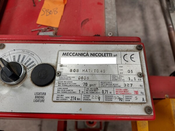 8#7186 Macchina avvolgicavo Meccanica Nicoletti in vendita - foto 2