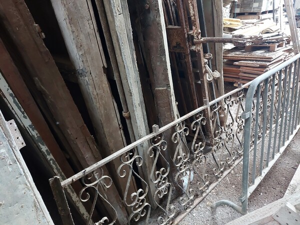 9#7194 Portone antico in legno e scaffalatura in vendita - foto 6