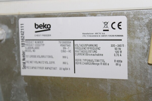 33#7210 Cella frigo Beko in vendita - foto 6
