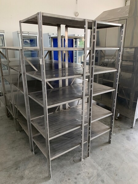 47#7210 Scaffalatura in acciaio in vendita - foto 2