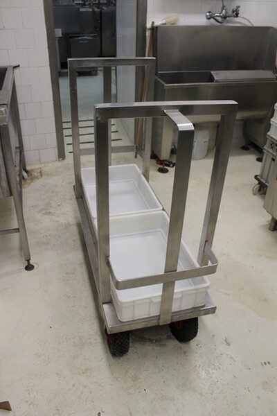 49#7210 Carrello in acciaio inox in vendita - foto 3