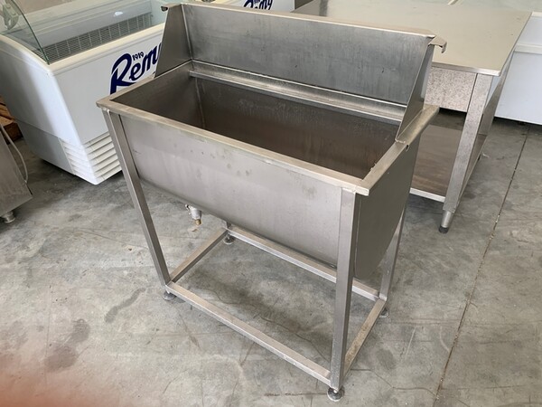 59#7210 Vasca di lavaggio in acciaio in vendita - foto 2