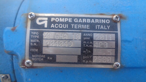 15#7214 Pompa per travaso acqua in vendita - foto 4