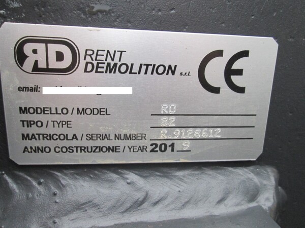 30#7214 Pinza frantumatrice Rent Demolition in vendita - foto 2