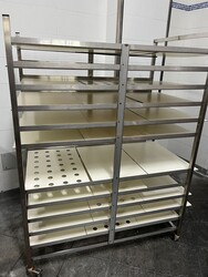 Carrelli acciaio inox - Lotto 5 (Asta 7248)