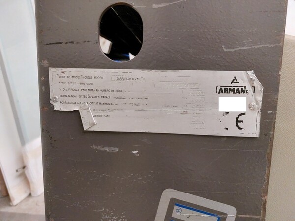 3#7249 Banco lavoro in legno e transpallet in vendita - foto 9
