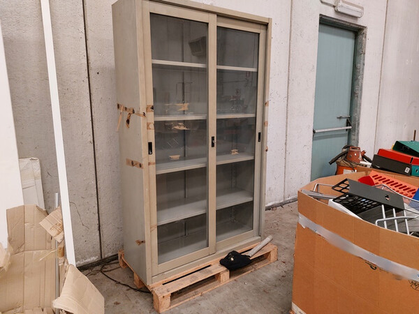 3#7249 Banco lavoro in legno e transpallet in vendita - foto 13