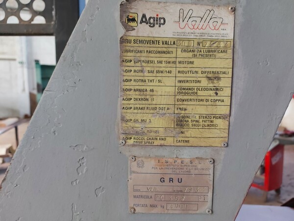 1#7272 Gru semovente Valla in vendita - foto 2