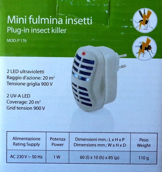9#7295 Lanterna elettrica antizanzare in vendita - foto 6