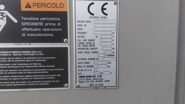12#7303 Tornio a controllo numerico Mori Seiki NZ2000T2Y in vendita - foto 2