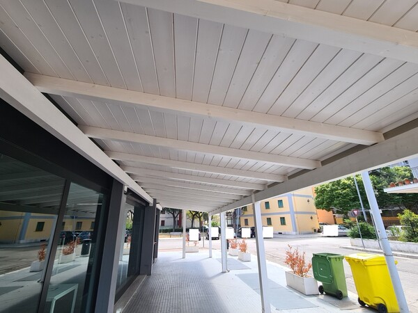 1#7325 Gazebo in legno con fioriere in vendita - foto 8