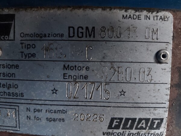 5#7333 Autocarro Fiat 160 in vendita - foto 22