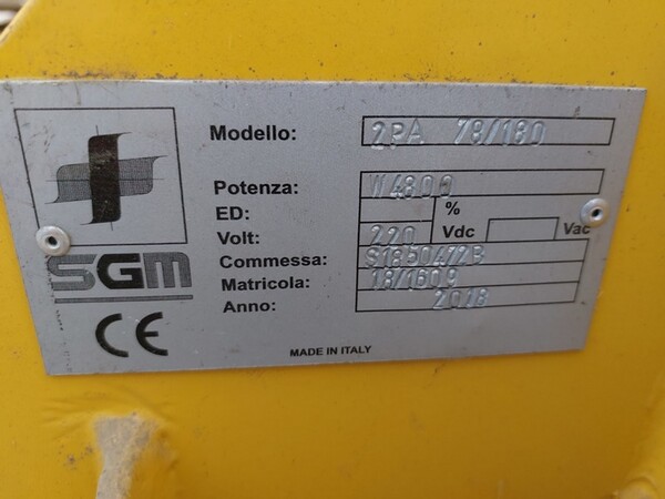 2#7337 Traversa fissa SGM completa di accessori in vendita - foto 11