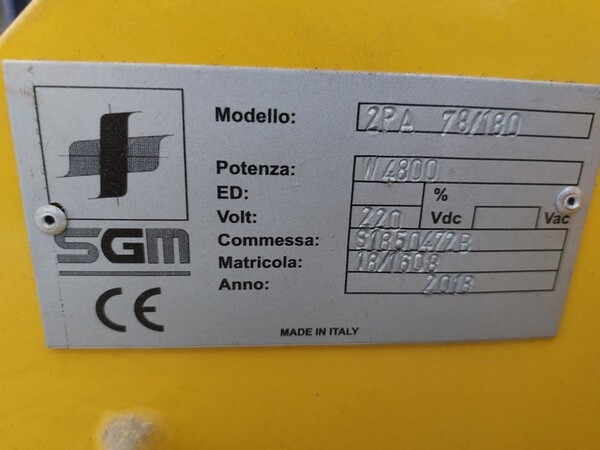 2#7337 Traversa fissa SGM completa di accessori in vendita - foto 12