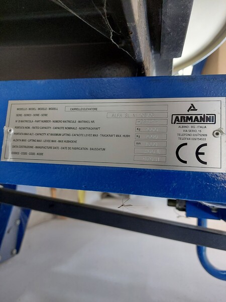 37#7341 Transpallet manuale Armanni Alfa SL M 105/16 in vendita - foto 4
