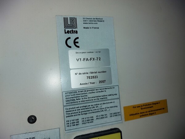 52#7345 Macchina da taglio automatica Lectra in vendita - foto 2