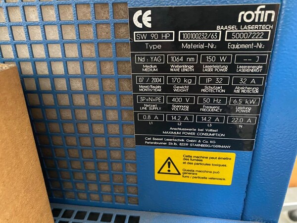 2#7378 Saldatrice Rofin in vendita - foto 2