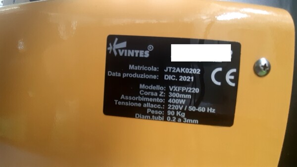 5#7378 Microforatrice Vintes in vendita - foto 2