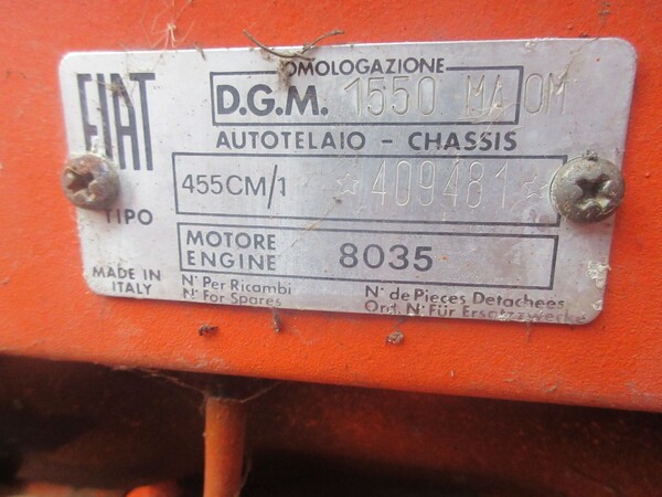 85#73950 Trattore agricolo cingolato Fiat con arco di protezione in vendita - foto 2