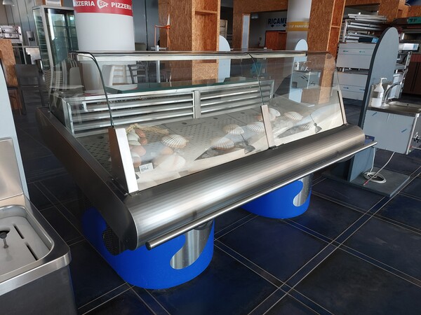 44#7396 Banco esposizione pesce Inox Pack in vendita - foto 2