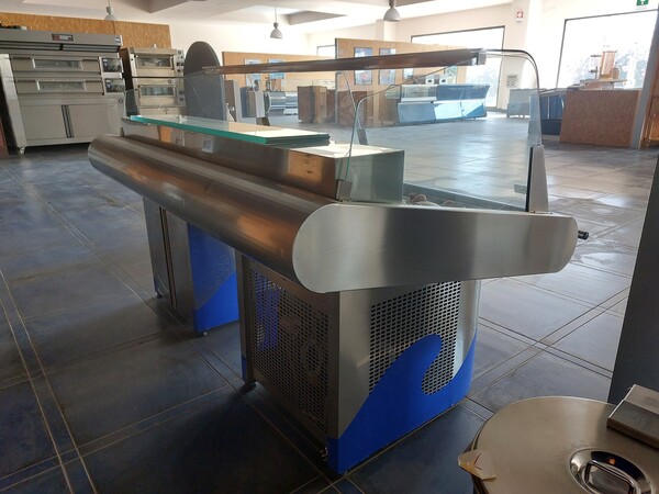 44#7396 Banco esposizione pesce Inox Pack in vendita - foto 6