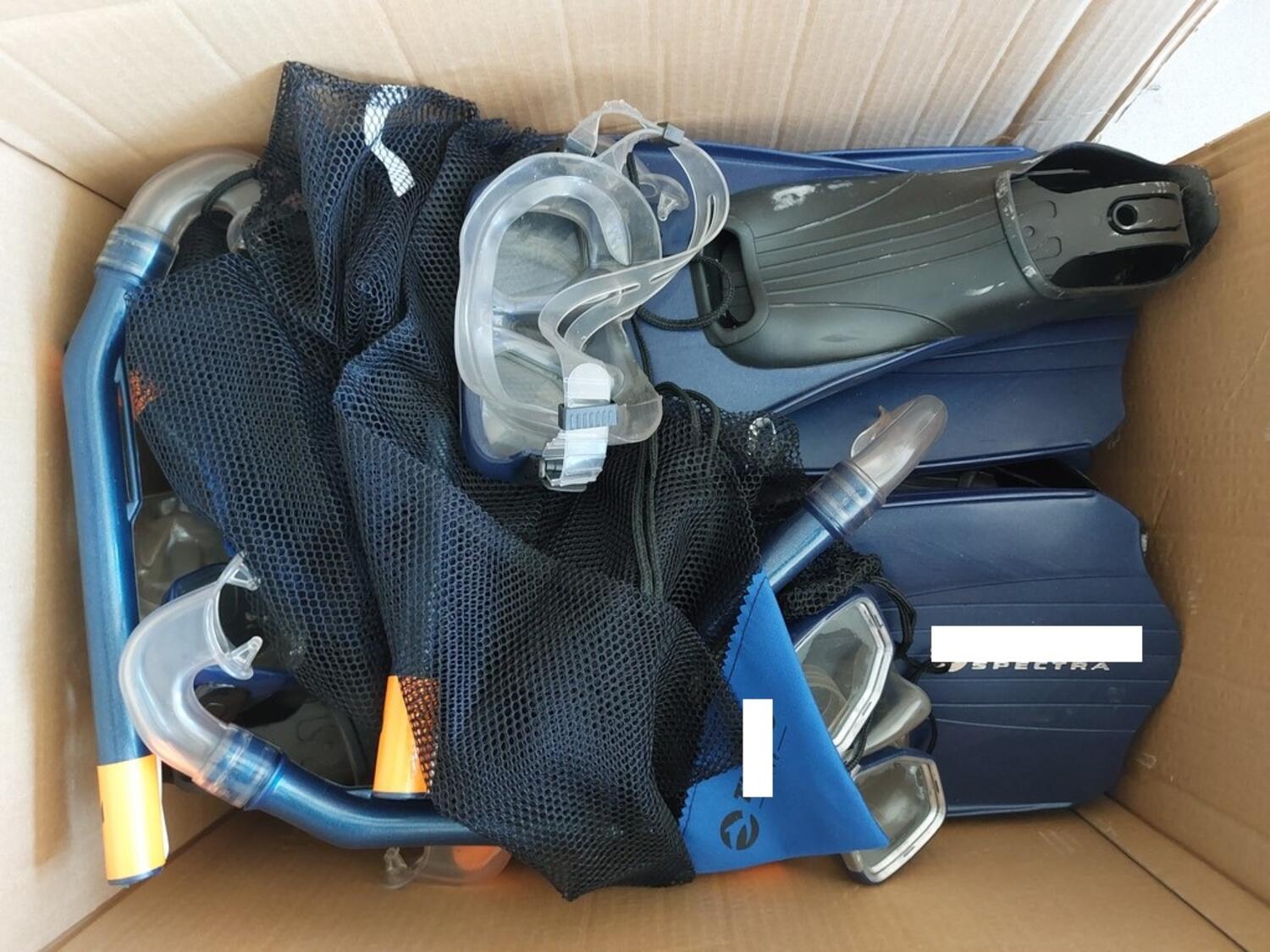 Lot Diving equipment